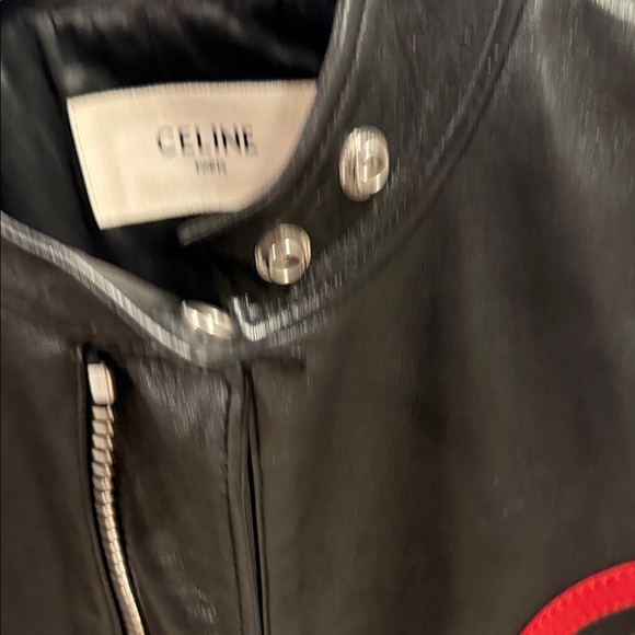 Celine Black and White Jacket with Red Details - Picture 2 of 3